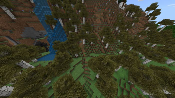 Better Birch Leaves Texture Pack (1.20, 1.19) - MCPE/Bedrock 4