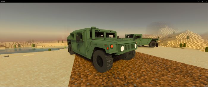 M1151a3 Humvee Addon (1.19) - MCPE/Bedrock Military Mod 4