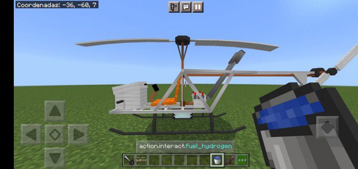 Survival Helicopters Addon (1.20, 1.19) - MCPE/Bedrock Mod 3