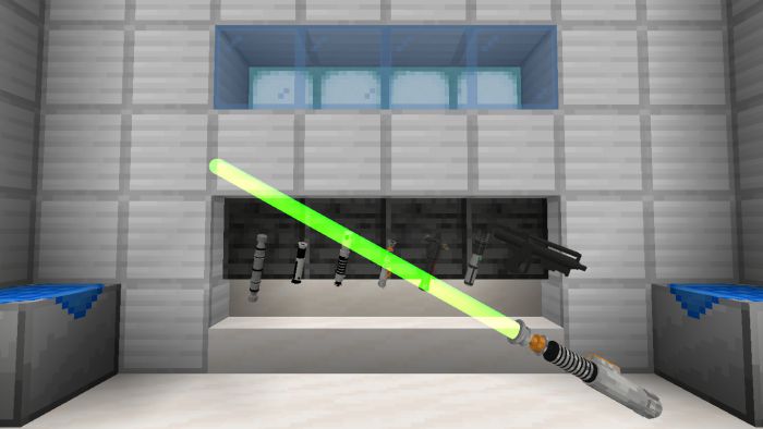 Bedrock Lightsabers 3D Addon (1.20, 1.19) - MCPE/Bedrock Mod 30