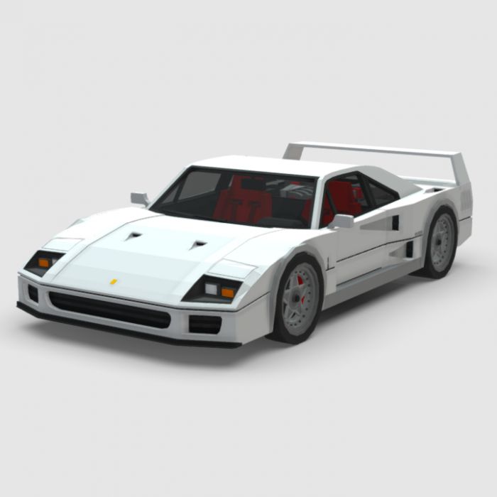 '87 Ferrari F40 Addon (1.19) - MCPE/Bedrock Mod 5