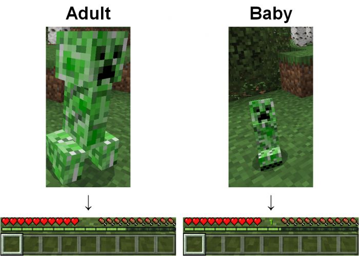 Baby Mobs Addon (1.19) - MCPE/Bedrock Mod 5