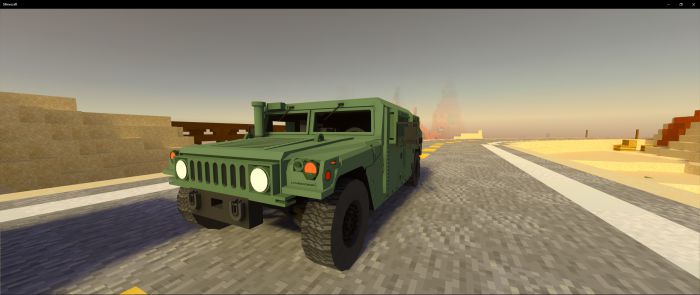 M1151a3 Humvee Addon (1.19) - MCPE/Bedrock Military Mod 5