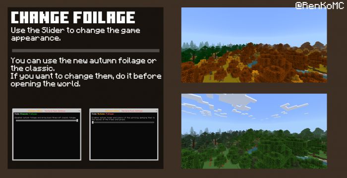 Autumn Vibes Resource Pack (1.19) - MCPE/Bedrock 42