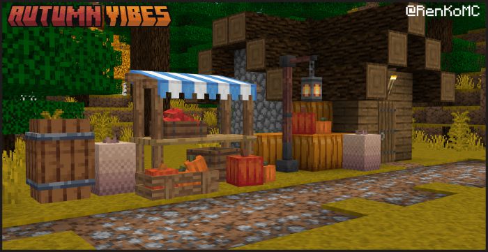 Autumn Vibes Resource Pack (1.19) - MCPE/Bedrock 45