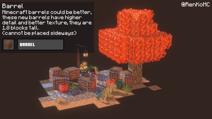 Autumn Vibes Resource Pack (1.19) - MCPE/Bedrock 6