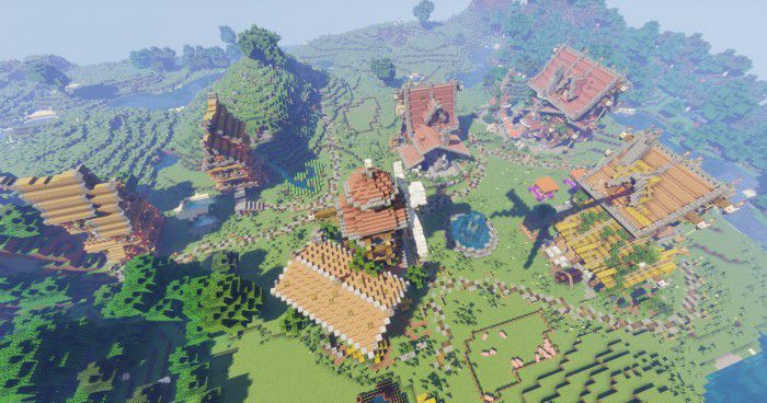 Fantasy Village Map (1.19) - MCPE/Bedrock 6