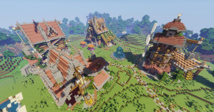 Fantasy Village Map (1.19) - MCPE/Bedrock 7