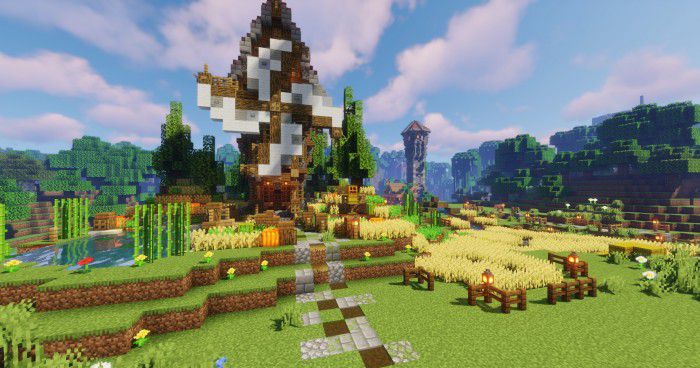 Fantasy Village Map (1.19) - MCPE/Bedrock 8