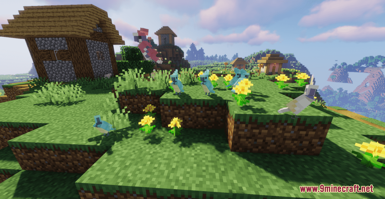 Aesthetic Birds Resource Pack (1.20.6, 1.20.1) - Texture Pack 14