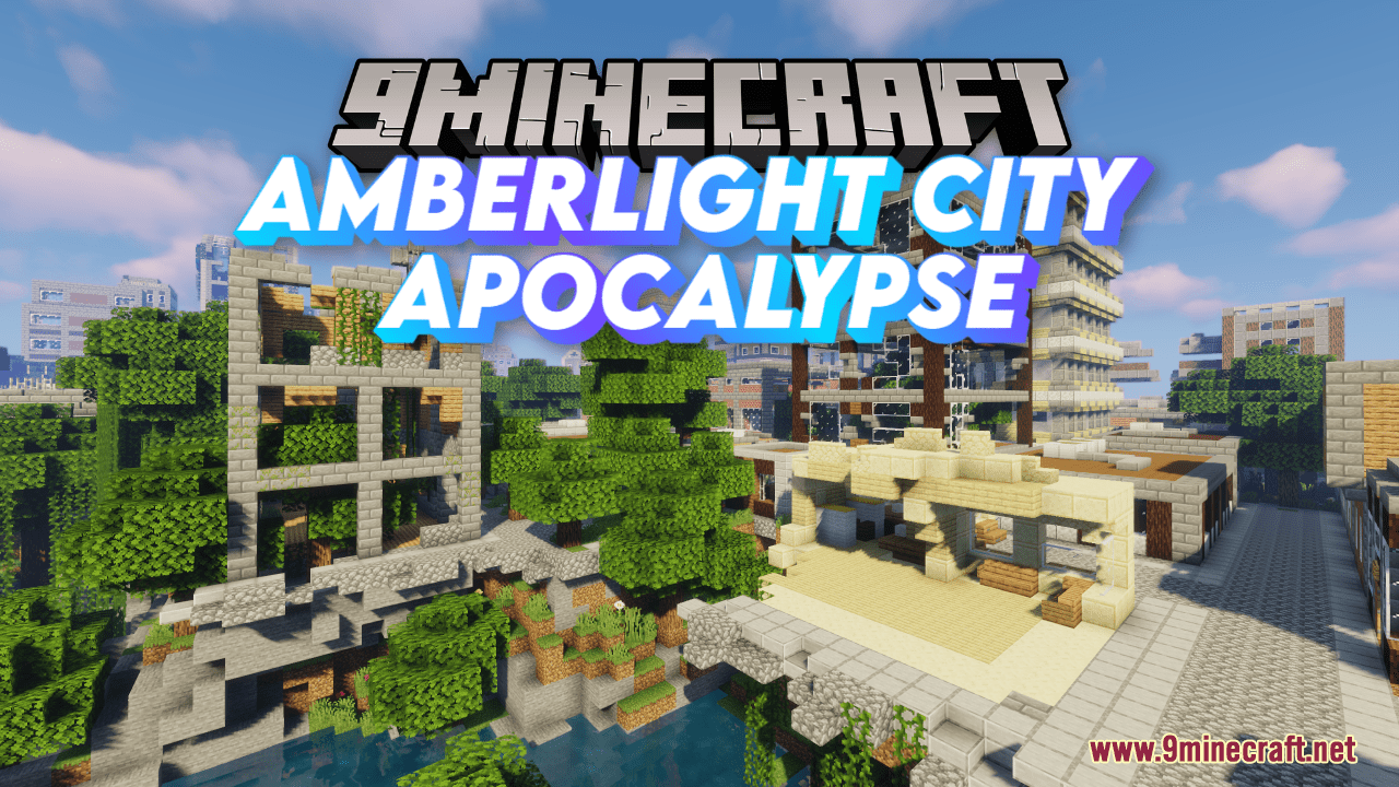 Amberlight City Apocalypse Map (1.20.2, 1.19.4) - Explore a Post-apocalyptic World 1