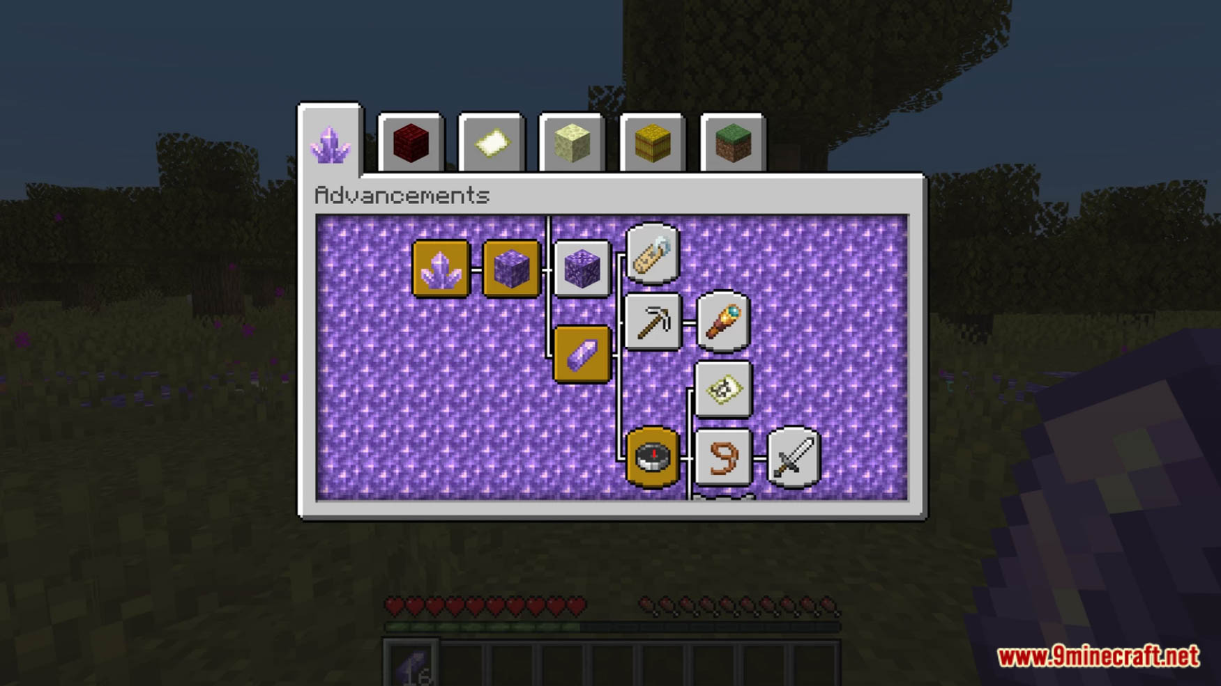 Amethyst Teleport Data Pack (1.20.2, 1.19.4) - Fast Travel With Amethyst! 8