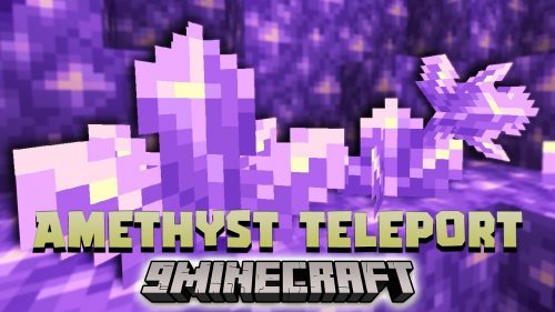 Amethyst Teleport Data Pack (1.20.2, 1.19.4) – Fast Travel With Amethyst! Thumbnail
