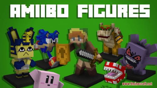 Amiibo Figures Resource Pack (1.20.6, 1.20.1) – Texture Pack Thumbnail