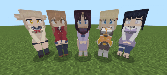 Anime Waifus Addon (1.20, 1.19) - MCPE/Bedrock Mod 13