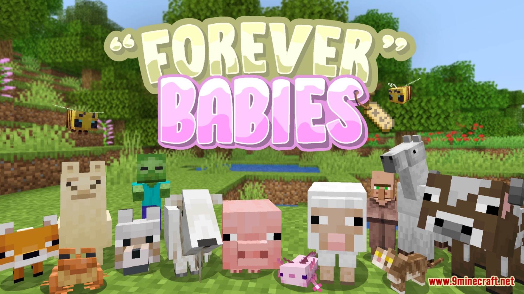 Baby Mobs Data Pack (1.19.3, 1.18.2) - Baby Mob Pet! 5