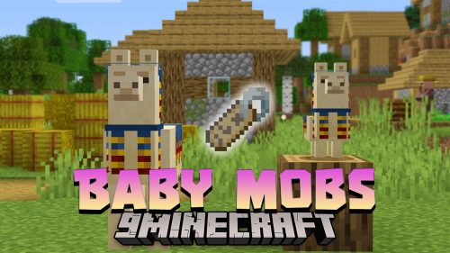 Baby Mobs Data Pack (1.19.3, 1.18.2) – Baby Mob Pet! Thumbnail