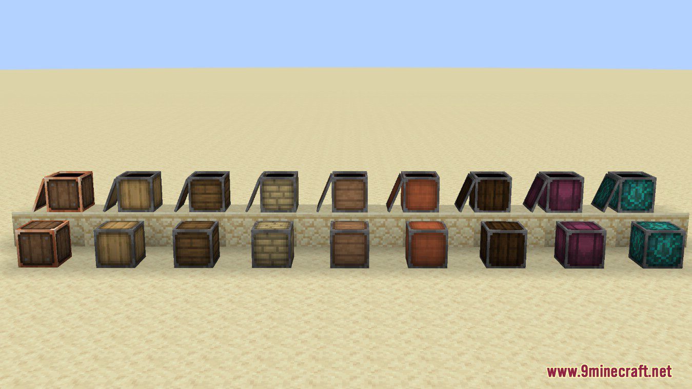 Balanced Crates Mod (1.20.1, 1.19.4) - Vanilla-Friendly Crate Blocks 3