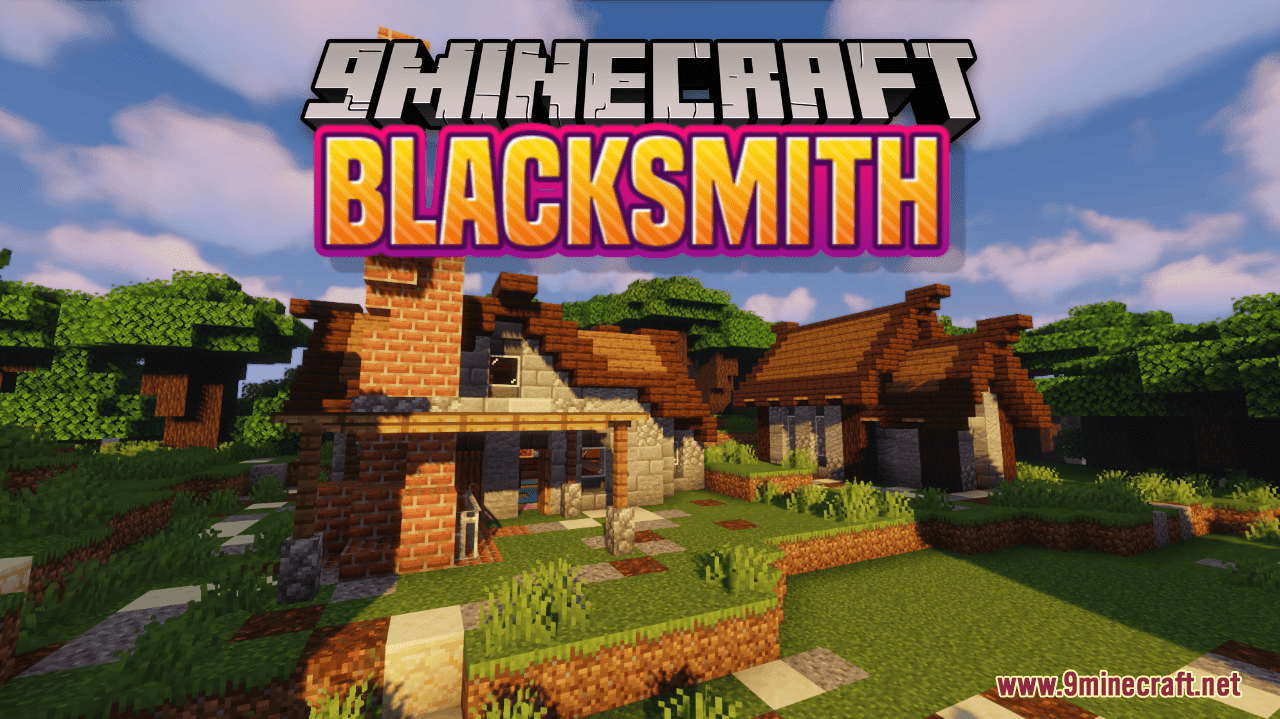 Blacksmith Map (1.21.1, 1.20.1) - Open World Village Creation 1