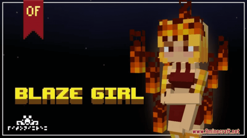 Blaze Girl Resource Pack (1.20.6, 1.20.1) – Texture Pack Thumbnail