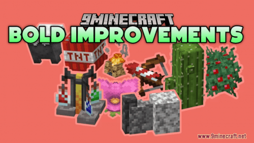 Bold Improvements Resource Pack (1.20.6, 1.20.1) – Texture Pack Thumbnail