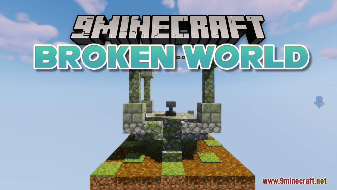 Broken World Map (1.21.1, 1.20.1) - Go To The Very End 1