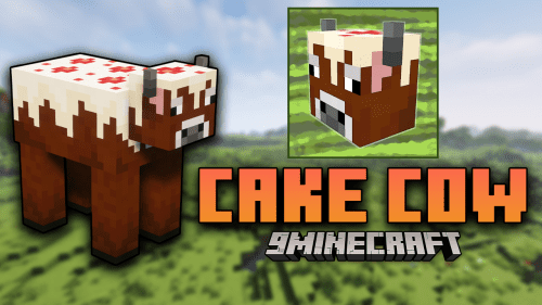 Cake Cow Mod (1.19.2, 1.18.2) – Its Not Milk, its Cake Cow!! Thumbnail