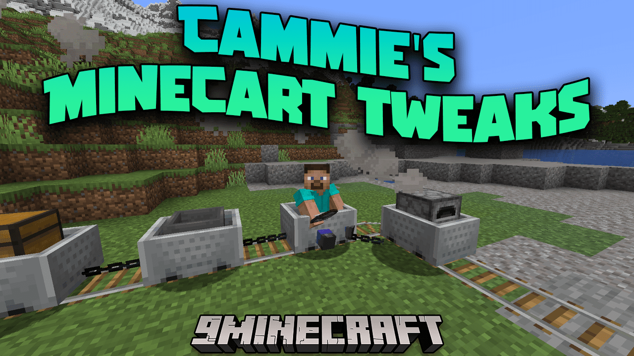 Cammie's Minecart Tweaks Mod (1.19.3, 1.18.2) - Overhaul To How Minecarts Work 1