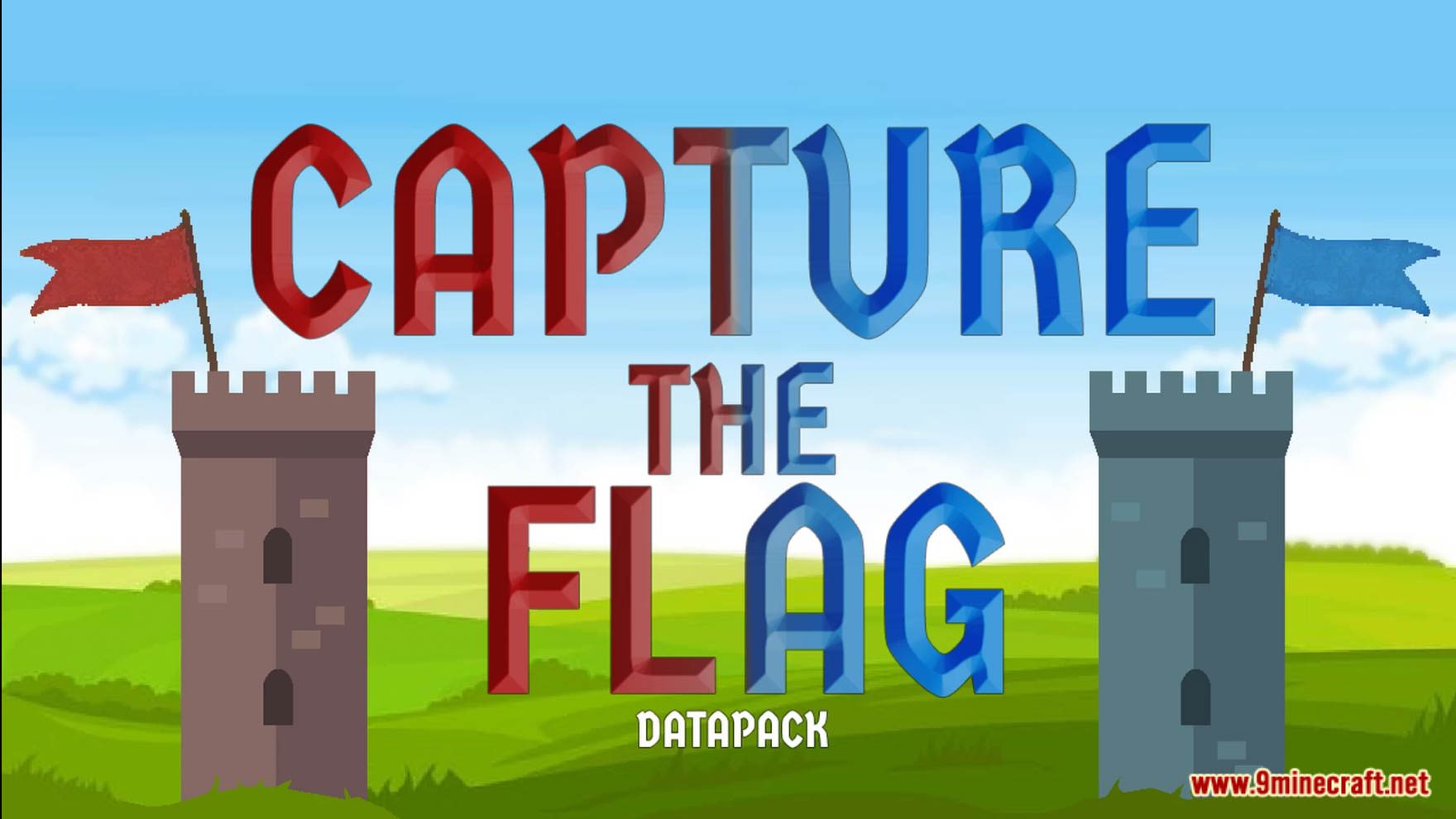 Capture The Flag Mode Data Pack (1.20.2, 1.19.4) - Custom Capture The Flag Gamemode! 2