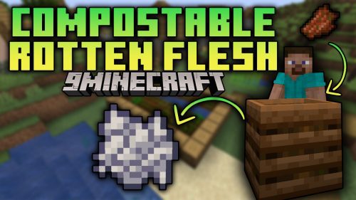 Compostable Rotten Flesh Mod (1.19, 1.18.2) – Turns Rotten Flesh Into Bone Meal Thumbnail