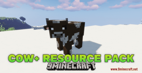 Cow+ Resource Pack (1.20.6, 1.20.1) – Texture Pack Thumbnail