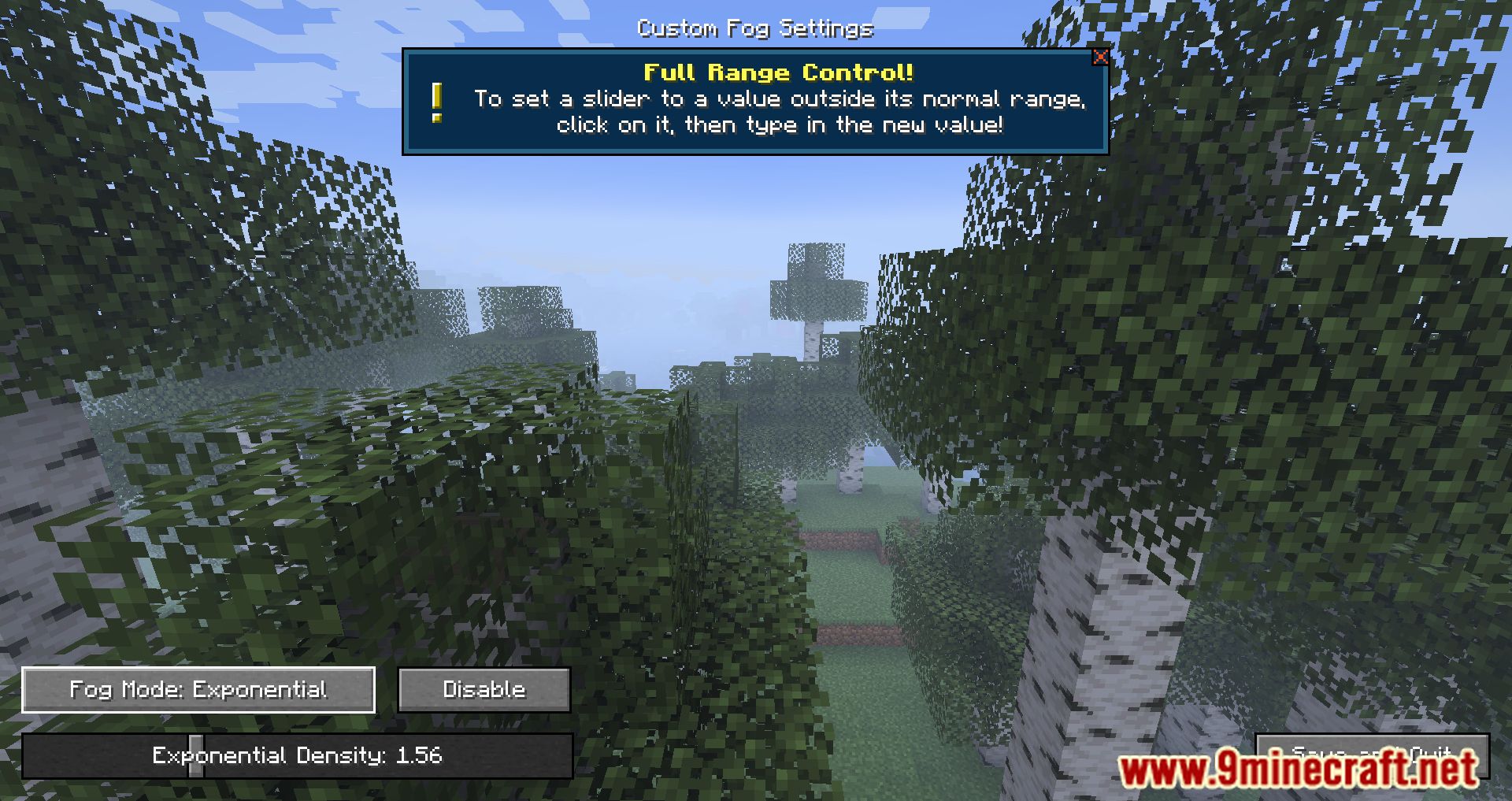 Custom Fog Mod (1.20.4, 1.19.2) - Fog Around The World 8