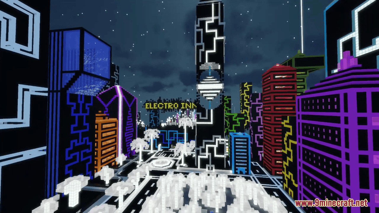 Cyber City Hunt Map (1.21.1, 1.20.1) - Scavenger Hunt In Cyberspace 3