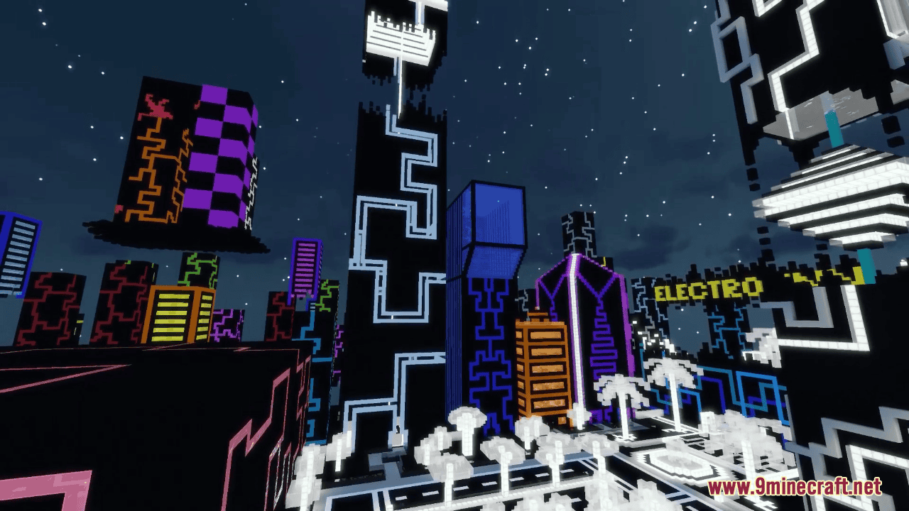 Cyber City Hunt Map (1.21.1, 1.20.1) - Scavenger Hunt In Cyberspace 4