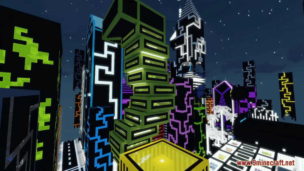 Cyber City Hunt Map (1.21.1, 1.20.1) - Scavenger Hunt In Cyberspace 10