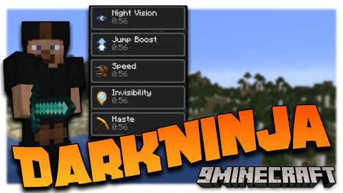 DarkNinja Mod (1.19.3, 1.19.2) – Become A Ninja Thumbnail