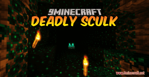 Deadly Sculk Resource Pack (1.20.6, 1.20.1) – Texture Pack Thumbnail