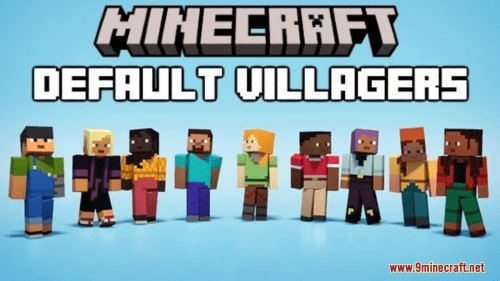 Default Villagers Resource Pack (1.20.6, 1.20.1) – Texture Pack Thumbnail