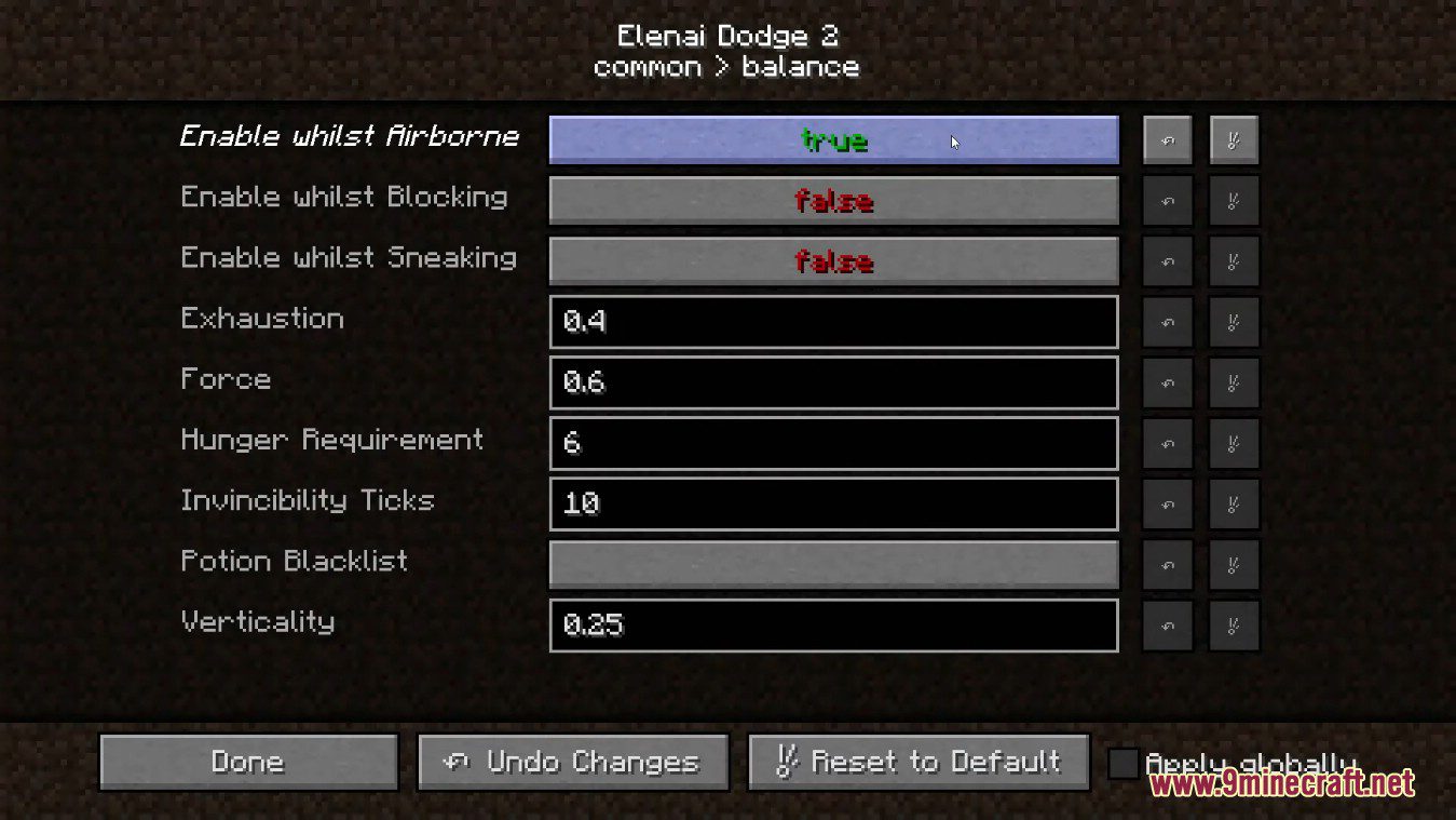 Elenai Dodge 2 Mod (1.20.1, 1.19.4) - Simple Dodging Mod 9