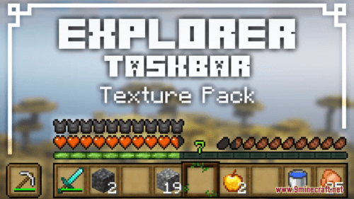 Explorer Hotbar Resource Pack (1.20.6, 1.20.1) – Texture Pack Thumbnail