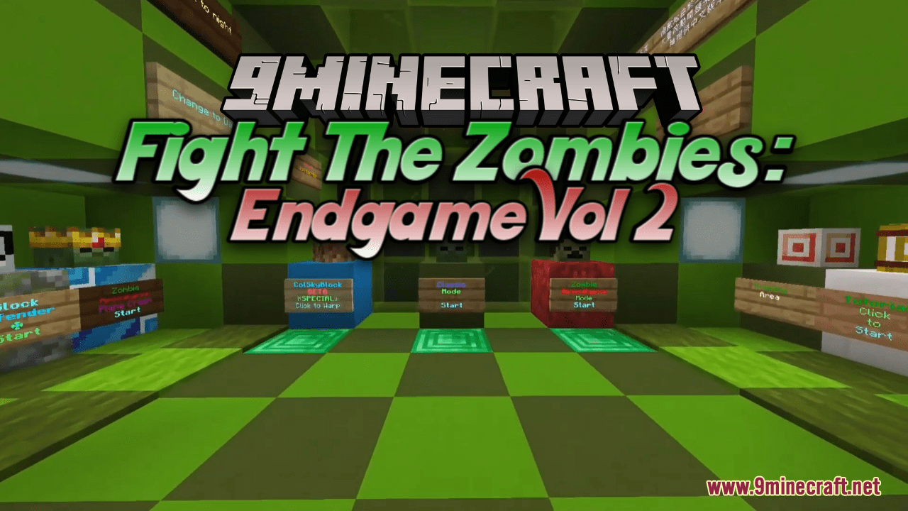 Fight The Zombies: Endgame Vol 2 Map (1.19.3, 1.18.2) - Fight Wit Style 1