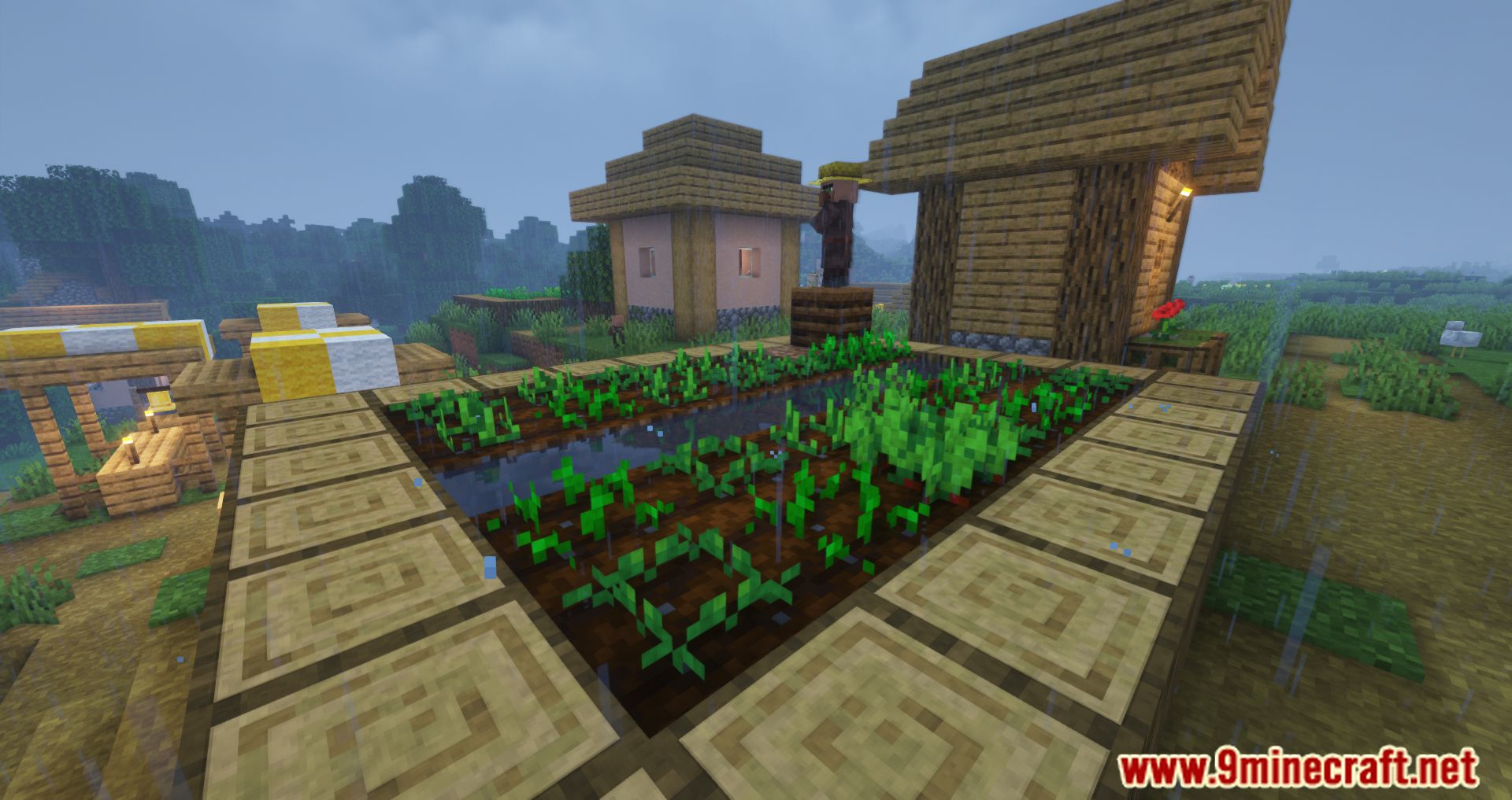 Farming in Rain Mod (1.19, 1.18.2) - Weather Can Affect The Growth Of Crops 6