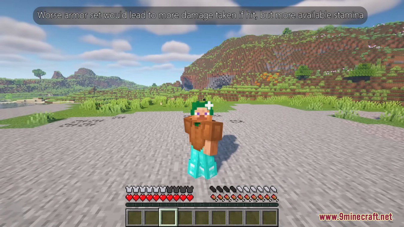 Feathers Mod (1.19.4, 1.18.2) - Simple Stamina Mechanic for Minecraft 6