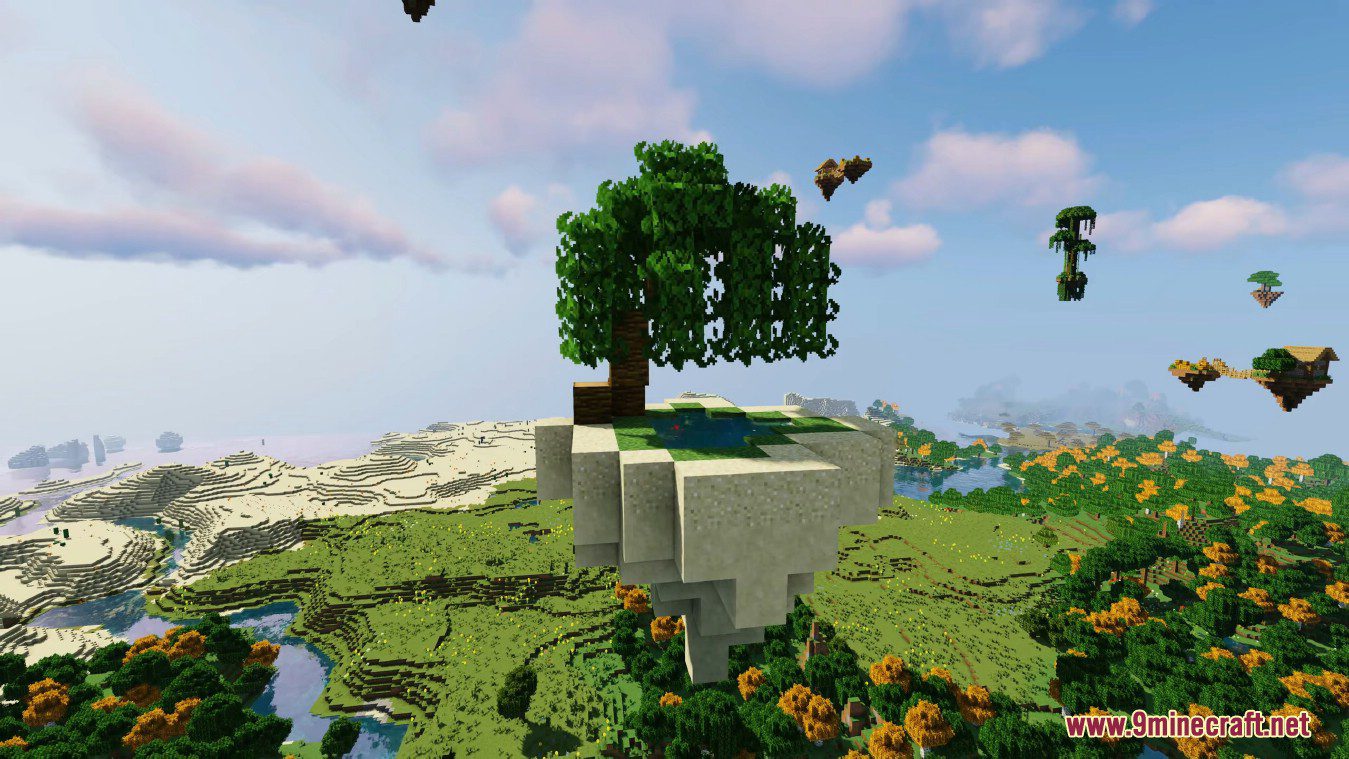 Floating Islands Mod (1.19.3, 1.18.2) - Ultimate Survival Sky Islands 2