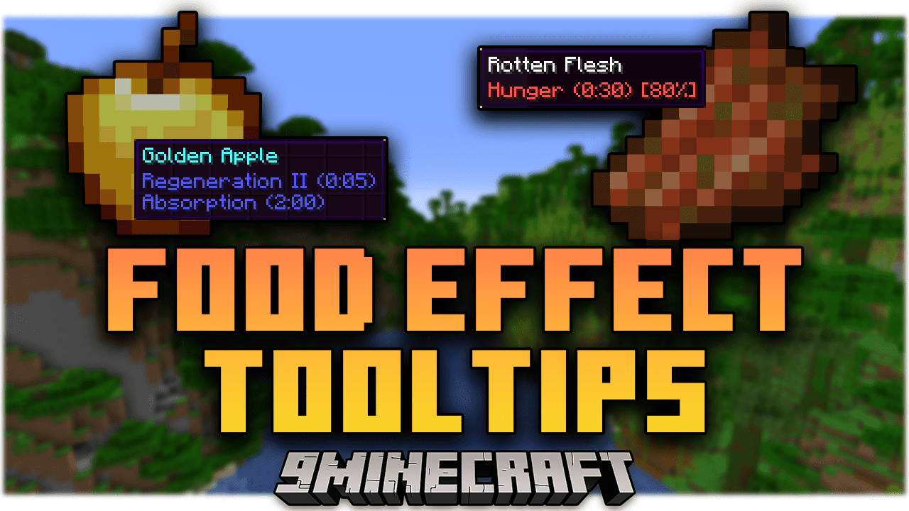 Food Effect Tooltips Mod (1.20.4, 1.19.4) - More Information About Food 1