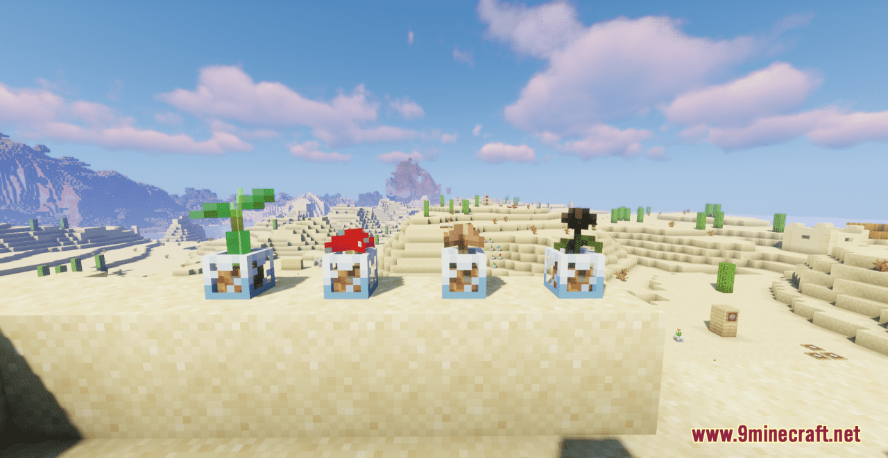 Glass Flower Pots Resource Pack (1.20.6, 1.20.1) - Texture Pack 12