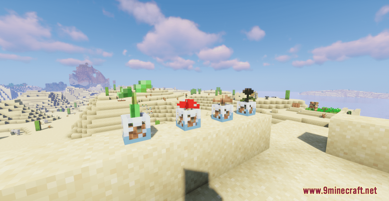 Glass Flower Pots Resource Pack (1.20.6, 1.20.1) - Texture Pack 13