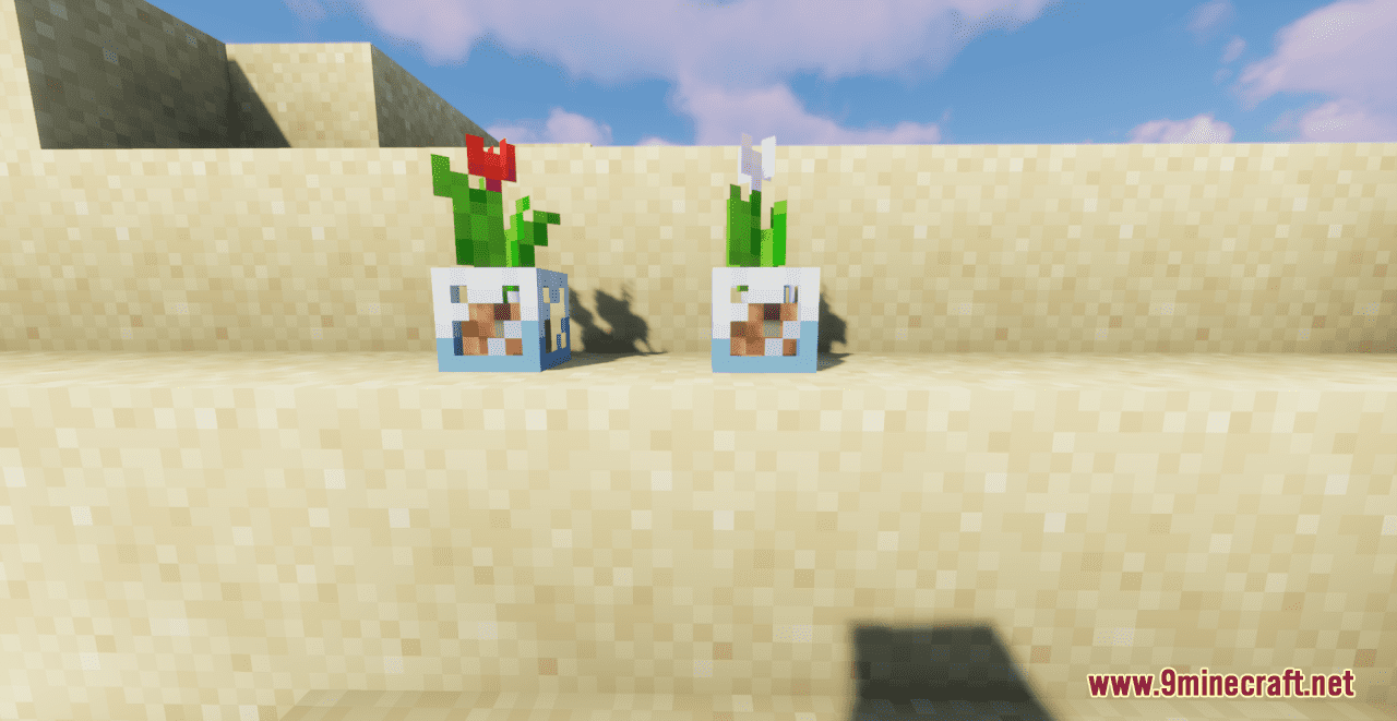 Glass Flower Pots Resource Pack (1.20.6, 1.20.1) - Texture Pack 5