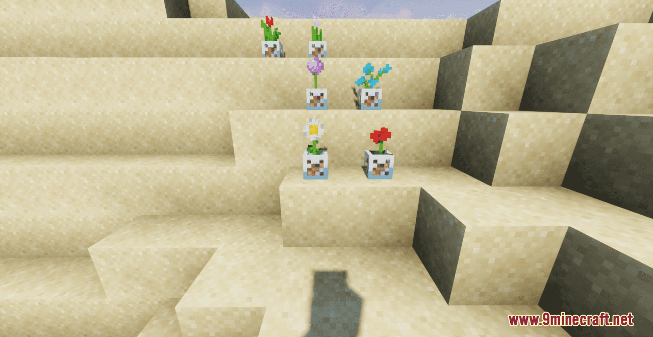 Glass Flower Pots Resource Pack (1.20.6, 1.20.1) - Texture Pack 7