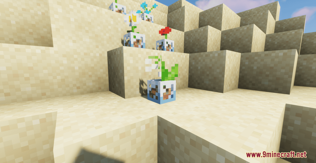 Glass Flower Pots Resource Pack (1.20.6, 1.20.1) - Texture Pack 8